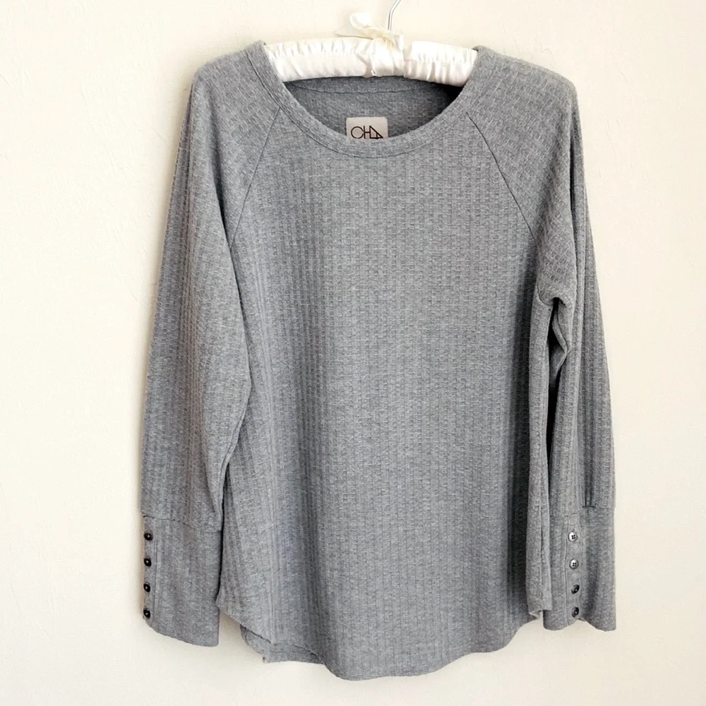 Chaser Waffle Knit Long Sleeve Shirt
